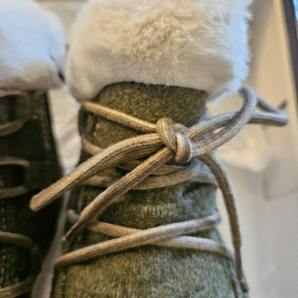 ROMIKA Women's Helsinki 01 Fleece Kombi Waterproof Boots Booties Olive New 37 - Picture 8 of 11